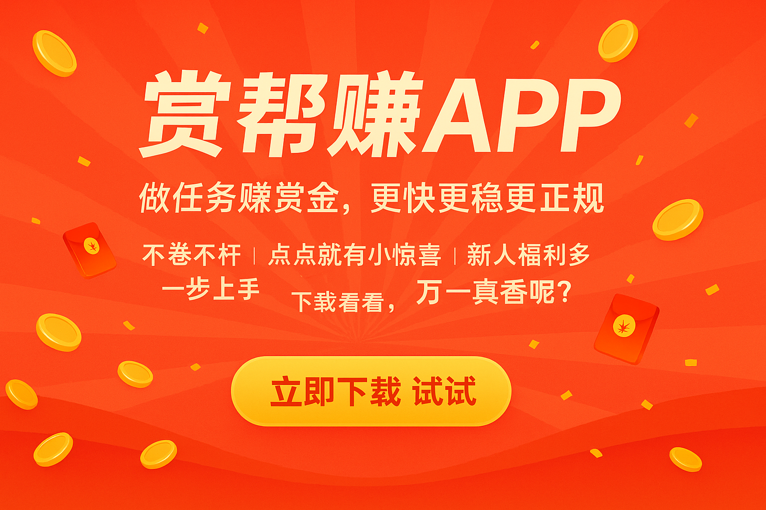 赏帮赚 应用界面预览（示意）